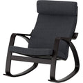 ProTuning POÄNG Rocking-chair, black-brown/Hillared anthracite